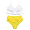 Sexy Women Bikini Print Bandage Two-piece Swimwear Swimsuit Beachwear Set