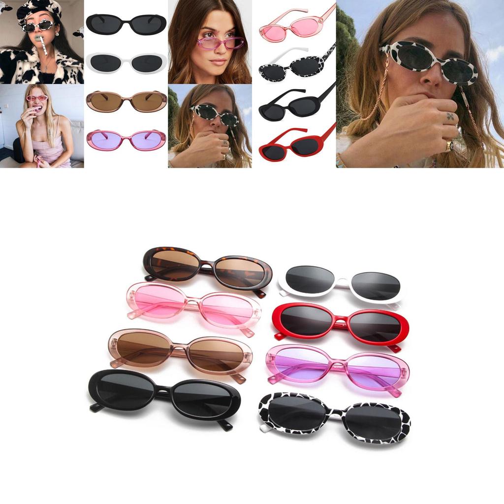 Fashion Women Oval Frame Sunglasses Small Glasses Ladies Retro Sun Glasses With Premium Quality Materials