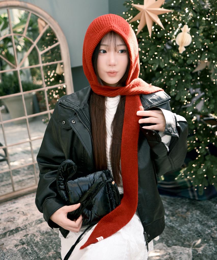 Maseumaluljeu Fuzzy Muffler Balaclava_5 Colors