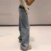 Plus Size Women's Trendy High Waist Straight Leg Jeans - Spring/Summer Slimming Wide Leg Pants
