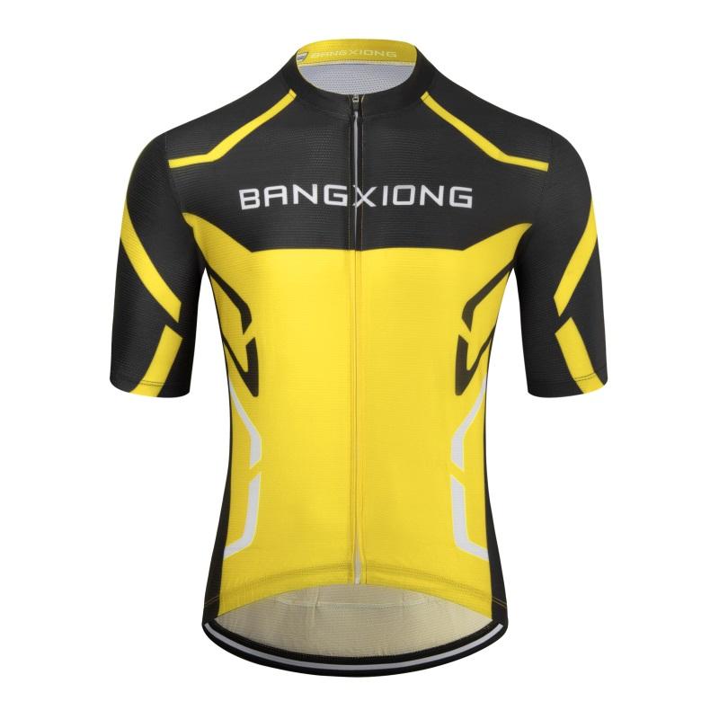 2023 New Short Sleeve Cycling Suit High Elasticity Quick Drying Road Bike Men's Summer Breathable Top