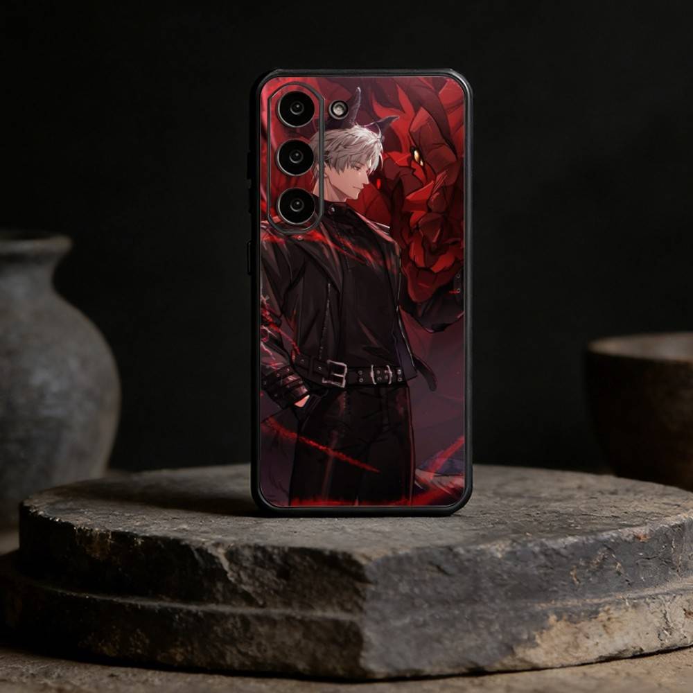 L-Love and Deepspace Sylus Phone Case For Samsung Galaxy A13,21s,22,31,32,52,53,71,72,73,Soft Black Cover