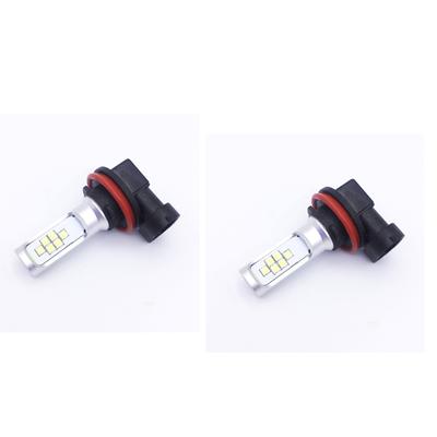 2Pcs H11 H8 Led Bulb Led Flash Strobe Blinking Car Fog Light 1400LM 6000K White