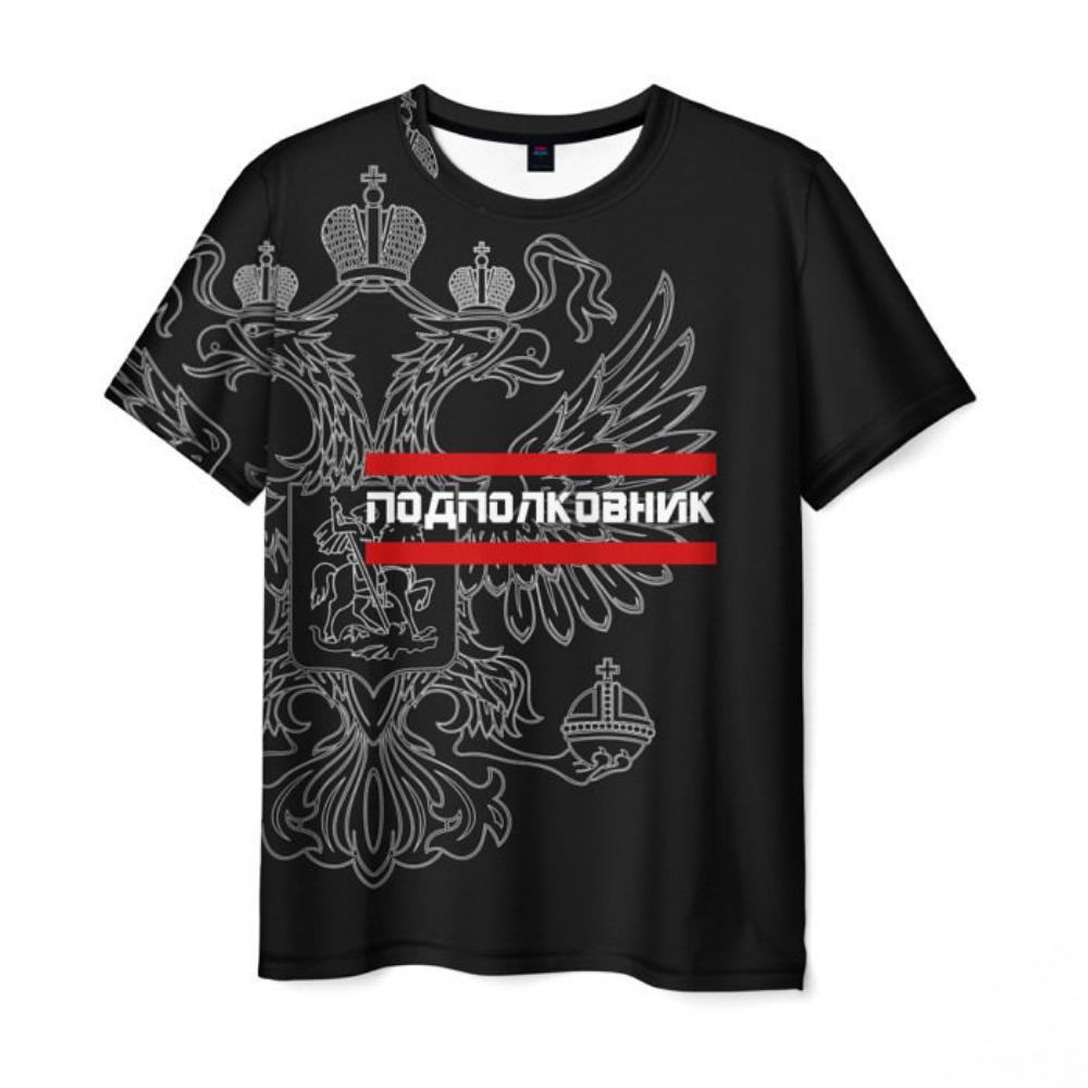 New Russian Coat Of Arms Men's 3D Print T-Shirts Fashion USSR Soviet Union Pattern Short Sleeve T shirt Street CCCP Top Clothing