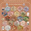 40 Peças 20 em 1 Livro de Coleção de Adesivos de Paisagem 3D para Scrapbooking DIY Junk Journal Cena de Desenho Animado Estética Suprimentos de Artesanato