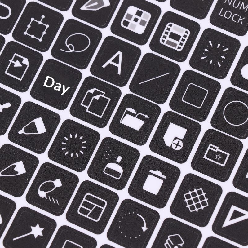 Csp Paint Shortcut Icon Keyboard Sticker Clip Studio Paint Tablet Keyboard Sticker Paint Shortcut Icon Keyboard Sticker