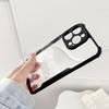 Precision Perforated Transparent Acrylic Phone Case Suitable for iPhone 16 Pro Max Protective Case, iPhone 14 Solid Color 15 Minimalist