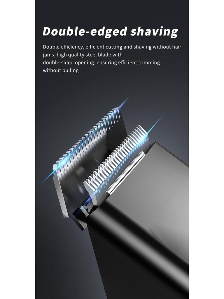 Retro Electric Hair and Nose Clipper Set with Precision Styling and Carving