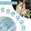 Self-adhesive Wallpaper 11.8"x11.8" Peel and Stick Backsplash Stick Tile  for Kitchen Bathroom