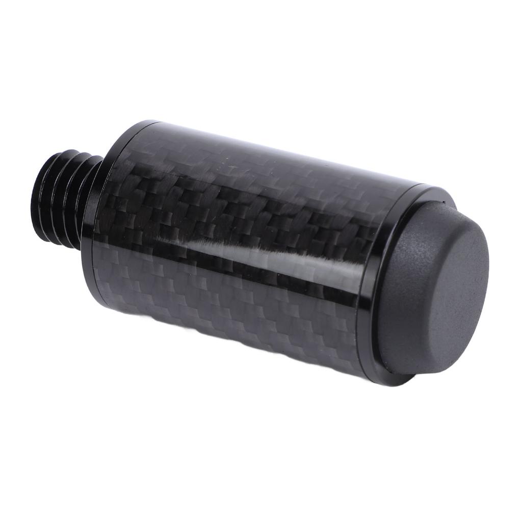 2in Pool Cue Extension Carbon Fiber Billiard Extension with Bumper for Fury Billiard Cue Extending