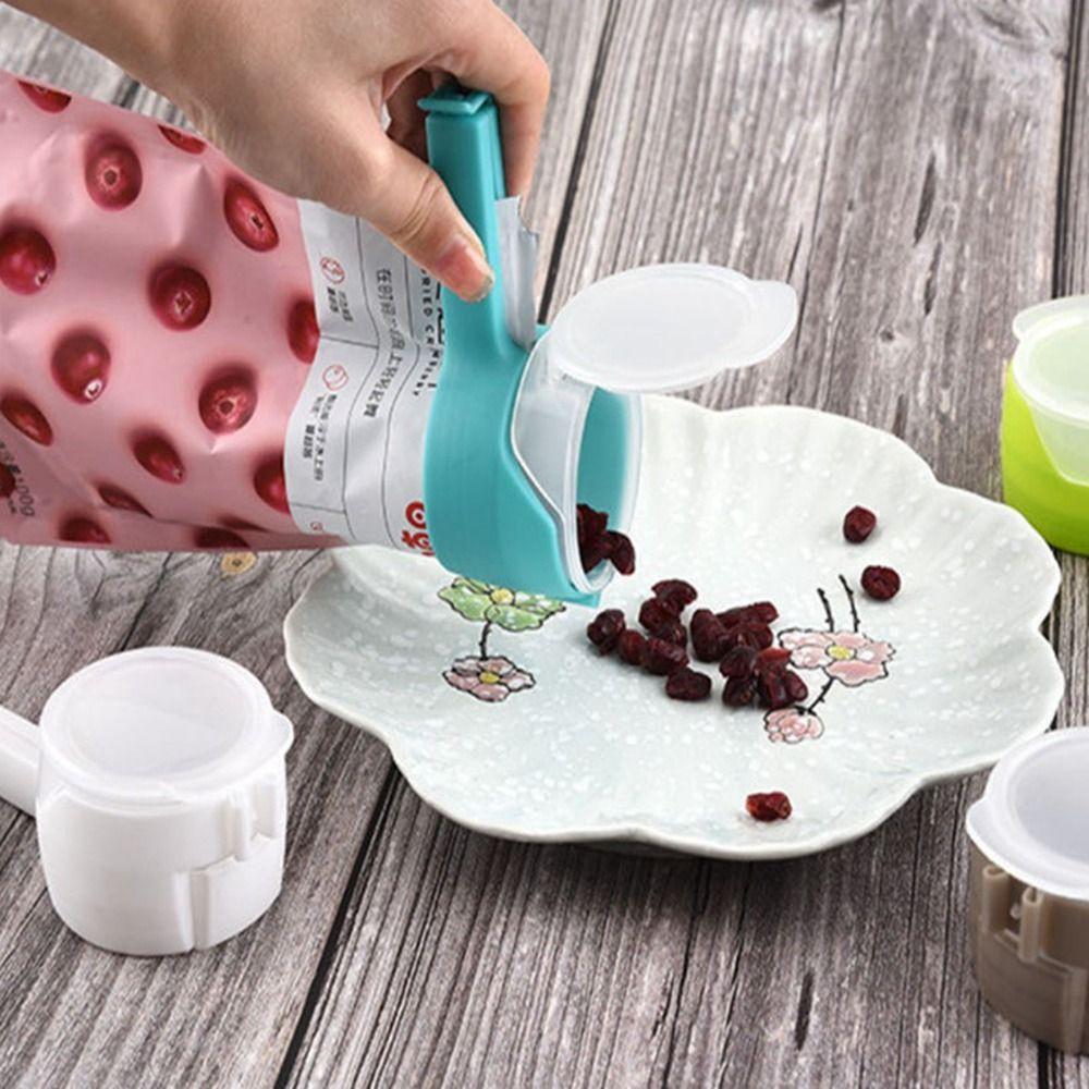 Keeping Food Storage Bag Sealing Travel Kitchen Accessories Sealer Food Saver Bag Clip Snack Clamp