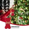 Exquisite Xmas Tree Ornament Portable Candy Stockings Creative Dog Bone Christmas Ornament  Gift