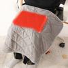 USB Electric Heated Blanket Fast Warming Technology Throw Blanket with Hand Warmer Pocket For Home Office Camping