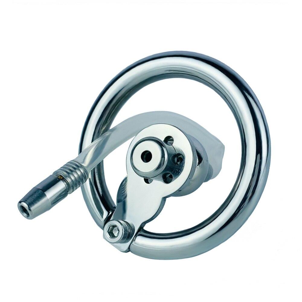 Men's Chastity Lock Metal Cb Lock Penis Cage Adult Toys Cockring Cuckold Femdom  Slave Chastity Belt Sissy Stainless Steel