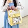 Japanese pain bag ins large capacity cute girl messenger bag fashionable large capacity shoulder bag student tote bag tide