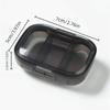 3-Compartment Portable Mini Pill Box - Sealed, High-Quality Daily Pill Organizer for Morning/Noon/Evening, Travel-Friendly