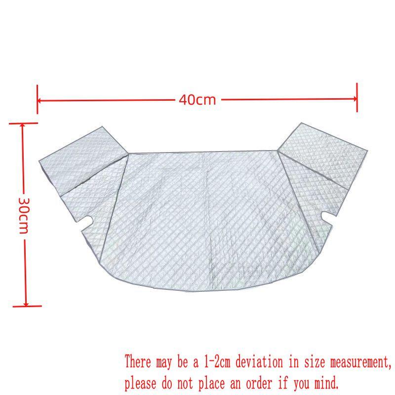 RV Snow Cover Snow Shield Windshield Sunshade Silver For Ford B-class RV V348 Campers