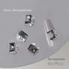 Luxurious Rectangular Crystal & Diamond Nail Art Decorations