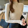 Women's Slim Fit Mock Neck Knitted Sweater