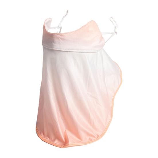 Sun Protection Guard Lightweight Breathable Sunblock Face Guard Gradient Dyeing Technology Ice Silk Face Guard
