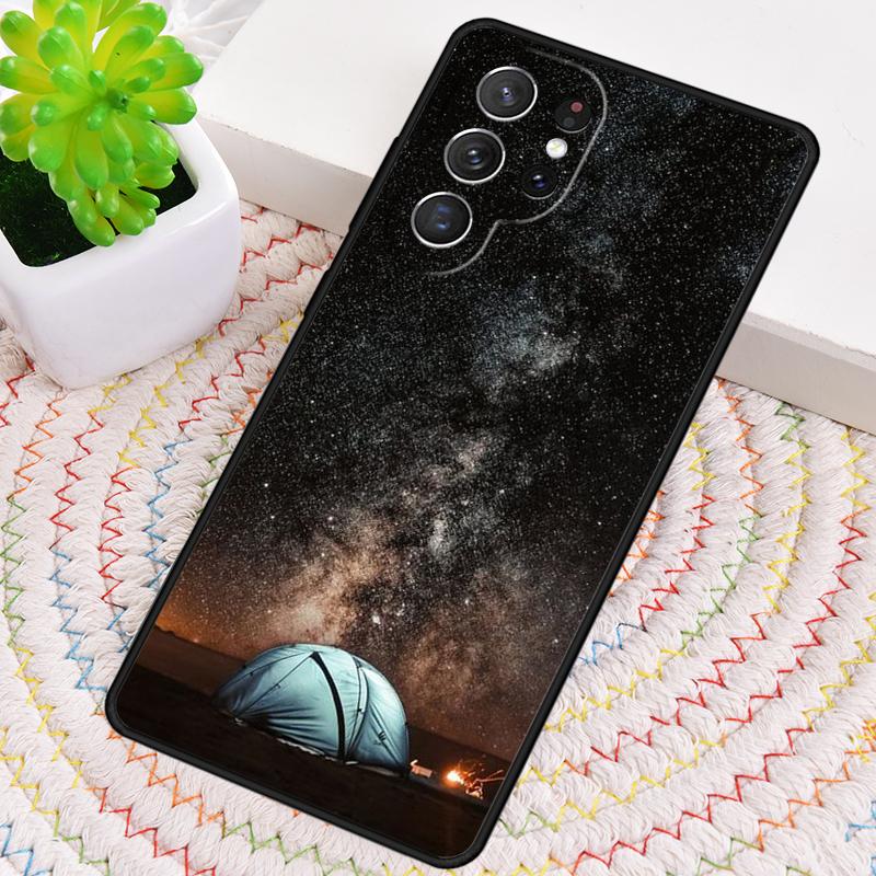 Camping Nature Mountain print Phone Case for Samsung Galaxy note 10 pro S26 Ultra S23 S24 FE S25 S21 S22 PLUS shockproof Cove