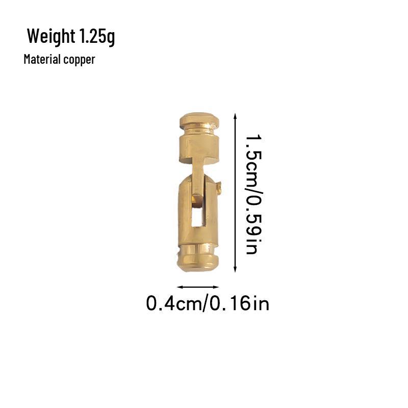 Brass Cylinder Hidden Hinges for Wooden Gift Boxes and Metal Hardware Accessories