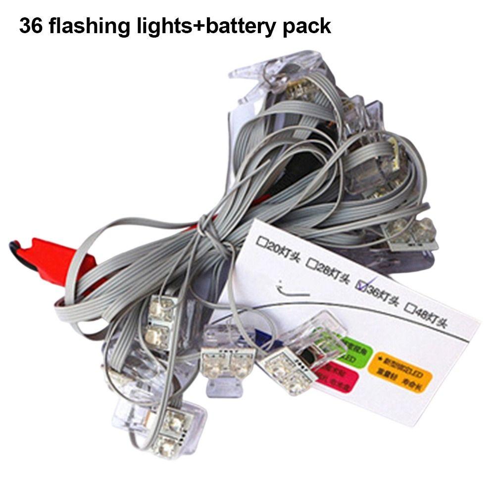 Multistyles Kite Flying Led Lamp Diy Luminous Kite Edge Light Shinning Hanging on Kite Line