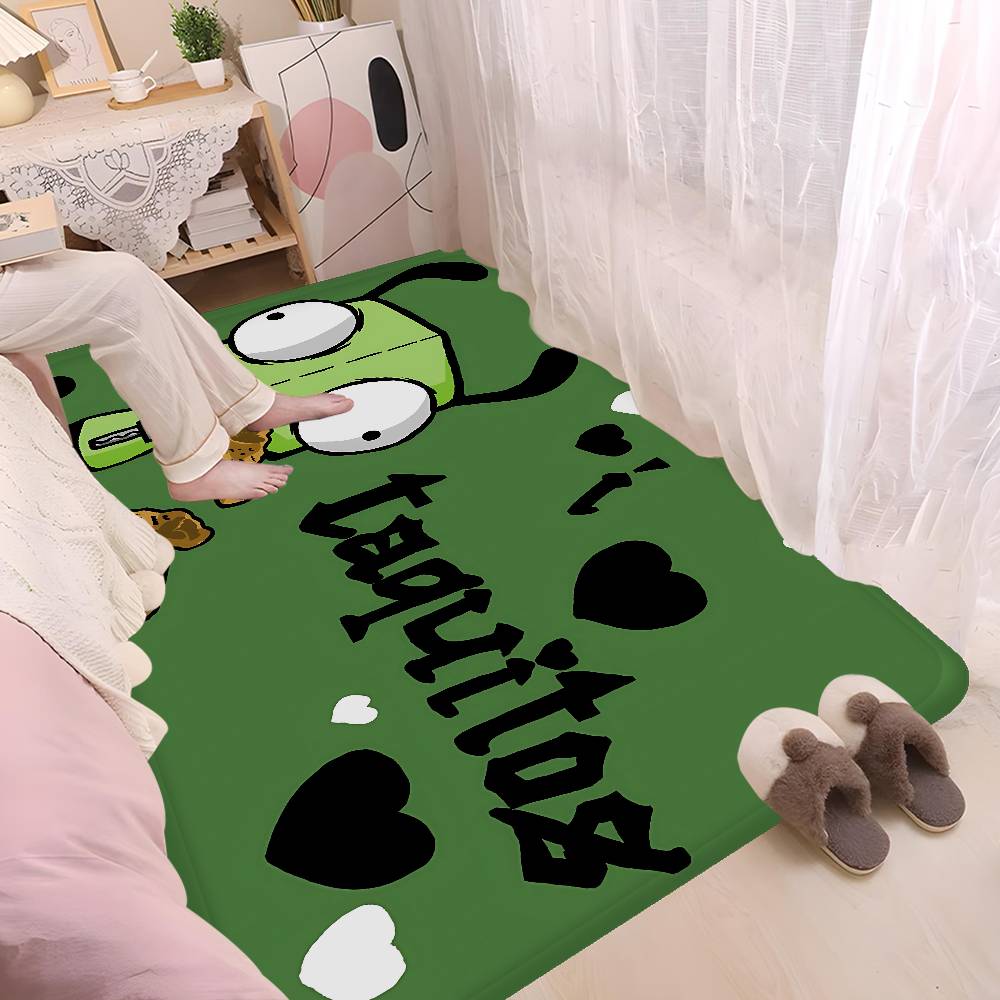 I-Invader Z-Zim Cartoon Floor Mat Nordic Style Home Doormat Bathroom-Toilet Mats Bedroom Hotel Decor Mat