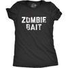 Womens Zombie Bait T Shirt Funny Undead Gas Mask Apocalypse Graphic Novelty Tee