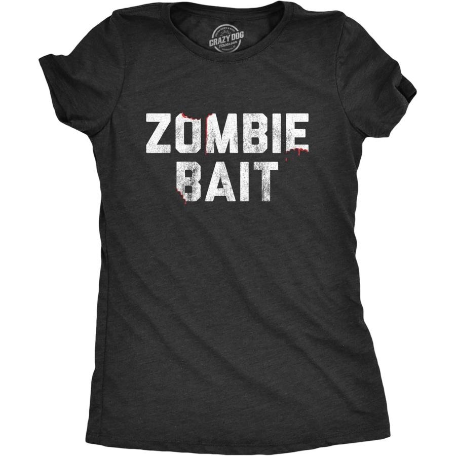 Женская футболка  Зомби Приманка  Смешная Нежить Противогаз Апокалипсис Графическая Новинка Футболка XXXXXL разноцветный