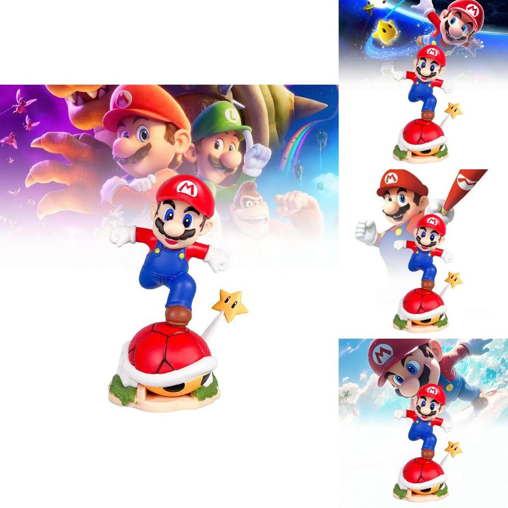 Pvc Anime Figuur Super Mario Rennen Mario Pokmon Klein Model Bureau Decoratie