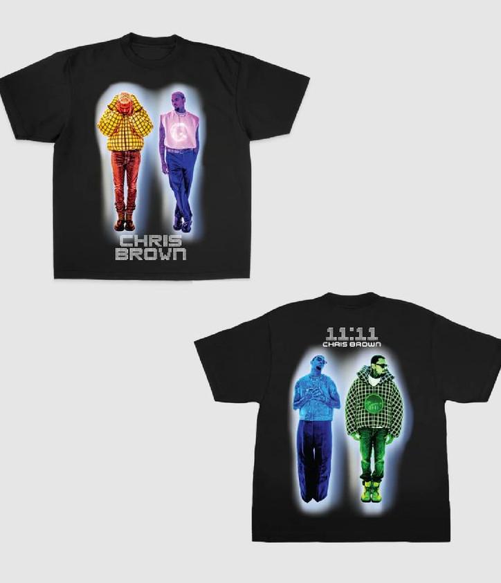 11 11 Black Ss T-Shirt Shop Chris Brown Merch StoreTshirt Unisex T-Shirt XXXL