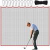 Golfnetz 10x10 Fuß Reißfestes Golf-Übungsnetz Sportnetz Schlagfeste Hitting-Barriere Netz Strapazierfähiges Golfballnetz