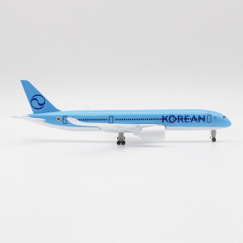 JJC Druckguss-Miniaturflugzeugmodell - Korean Air A350 (Neue Lackierung, 1:300, 20cm) - Sammlerstück & Dekorativ