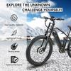 CMACEWHEEL AL26MAX Dospělé elektrické kolo Elektrické silniční kolo 48V 17Ah E-bike 26" Ebike 45 km/h Maximální rychlost