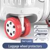 Silicone Silent Luggage Wheel Cover - Universal Replacement Accessory