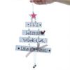 Christmas Letter Wooden Pendants Ornaments Xmas Tree Wall Door Party Decoration