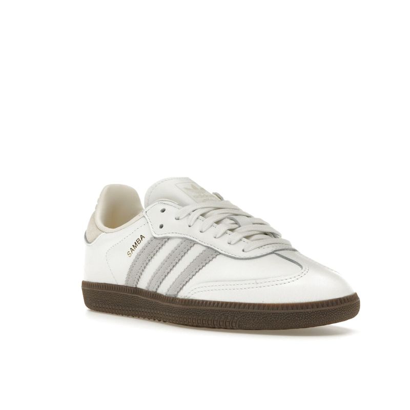 Adidas Samba OG White Grey Cream Unisex Sneakers Core-White Grey-Two Cream-White IH4880