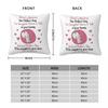 Mummy In Your Tummy Square Pillowcase Polyester Linen Velvet Creative Decor Throw Pillow Case Home Cushion Case