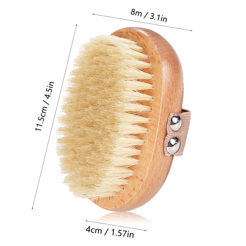 

Exfoliating Wooden Body Brush Set