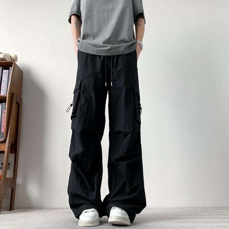 Spring new American high street tooling pants men's loose casual charging paratrooper pants