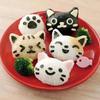 1 Set Cat Rabbit Japanese Style Bento Rice and Vegetable Roll Mold Making Silicone Tool Sushi Laver Mold Home Kitchen Gadget