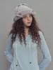 SETSETSET Two-Way Earflap Beanie Two-Tone Mix Pink Melange