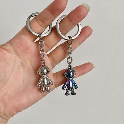 Portachiavi astronauta studente a tema spaziale creativo affidabile coppia pendente per zaini chiavi cellulare