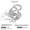 Ring Titanium Steel Jewelry of Luxurious and High-end Style Finger Ring Stainless Steel Accessory
