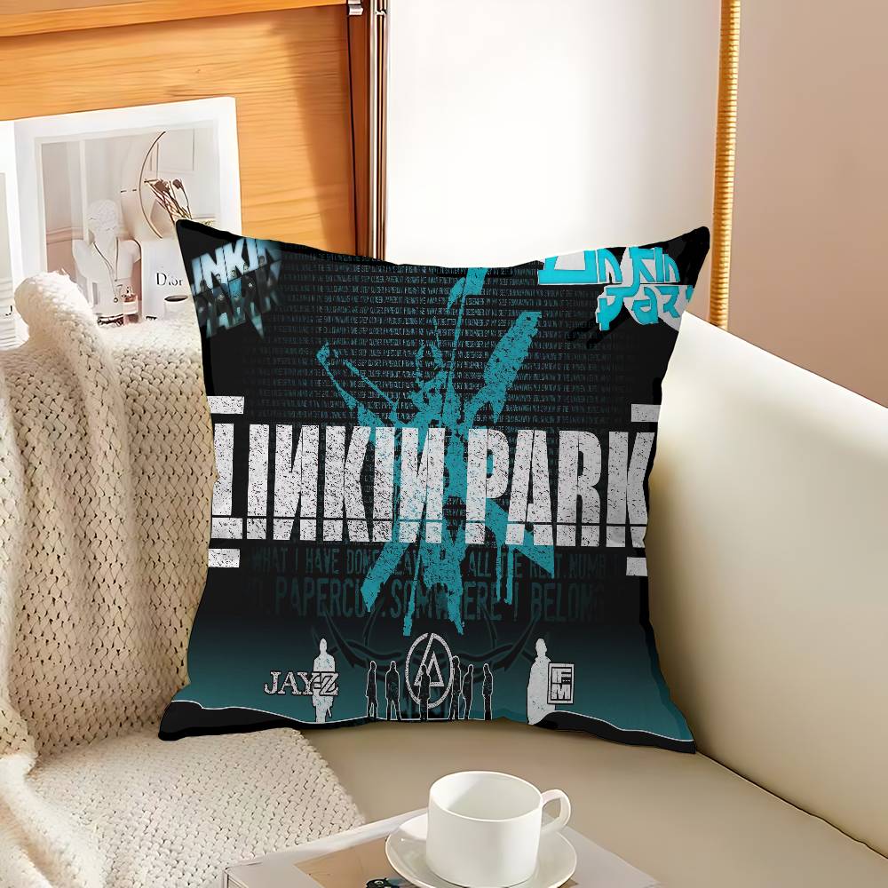 Band L-Linkin Cool P-Park Cushion Cover Inches Farmhouse Decor Home Throw Pillow Covers For Couch Decorations