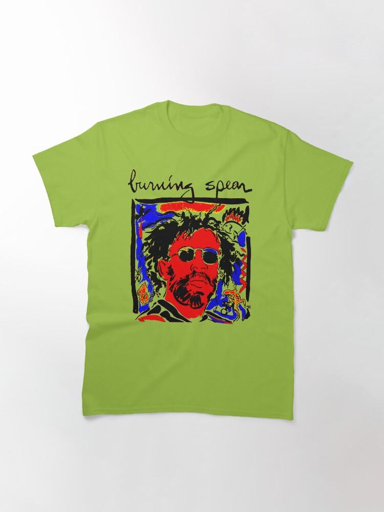 Burning Spear Hand Draw Face Roots Reggae Classic T-Shirt