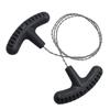 Manual Wire Saw Steel Wire Rope Handheld Portable Survival Tool with Ergonomic Handles for Outdoor Use Camping Hiking Fishing Cutting Wood PVC Pipe