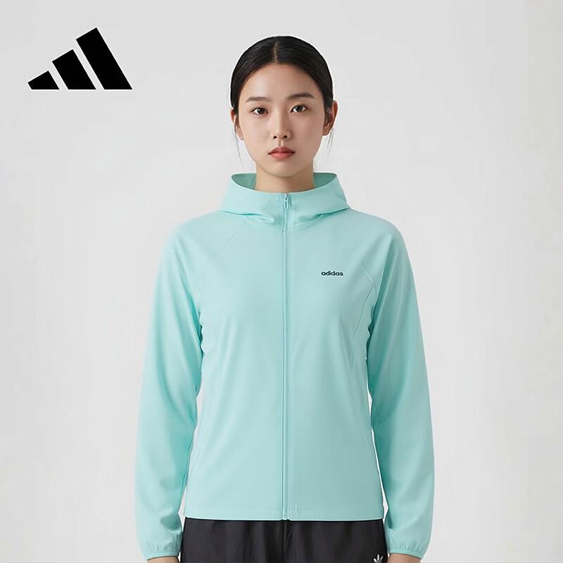 Adidas Unisex Windproof Hooded Woven Jacket JL8235 2XL