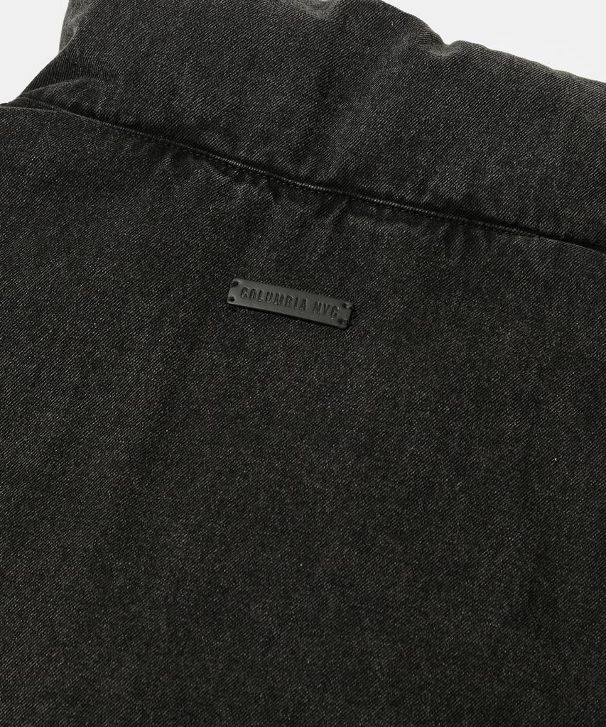 Columbia University B/S Street Denim Over Puffer Gray Denim